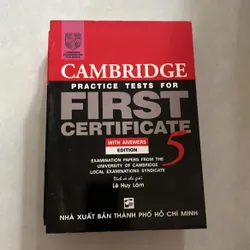 Cambridge Practice tests for First Certificate (5 cuốn) 559027