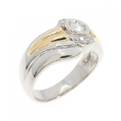 Nhẫn kim cương PT900/K18YG 0.18CT