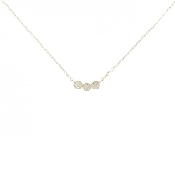 Dây chuyền kim cương K18YG 0.10CT - Hàng hiệu Chính hãng