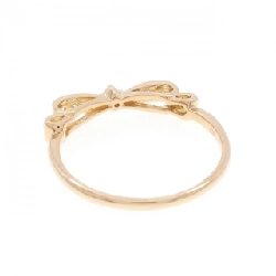 Nhẫn kim cương K18PG có ruy băng 0.10CT 666190