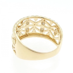 Nhẫn kim cương K18YG 0.10CT 671453