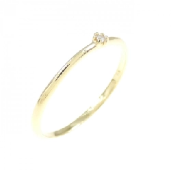 Nhẫn kim cương K18YG 0.01CT - Hàng hiệu Authentic