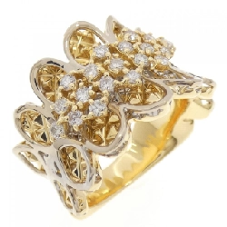 Nhẫn kim cương K18YG/K18WG 0.35CT - Hàng hiệu Chính hãng