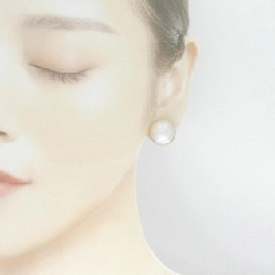 K18YG Mabe Pearl Bông tai - Hàng hiệu Authentic 872249