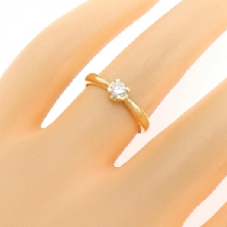 Nhẫn kim cương Solitaire K18YG - Hàng hiệu Authentic 849972