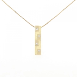 K18YG Dây chuyền kim cương 0.32CT - Hàng hiệu Chính hãng