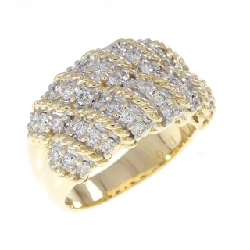 Nhẫn kim cương K18YG/K18WG 1.00CT - Hàng hiệu Chính hãng