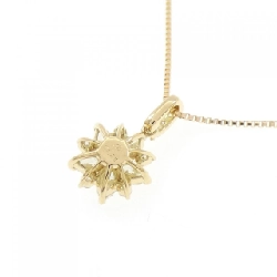 K18YG Hoa Tai Kim Cương Dây Chuyền 0.25CT - Hàng hiệu Chính hãng 861280