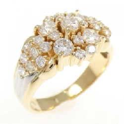 Nhẫn kim cương K18YG/PT900 1.00CT - Hàng hiệu chính hãng