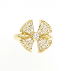 Nhẫn kim cương K18YG 0.47CT 672973