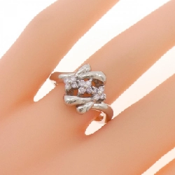 Nhẫn kim cương hồng PT900 hoa 0.23CT - Hàng hiệu Authentic 852698