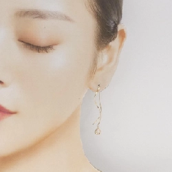 K18YG Bông tai kim cương - Hàng hiệu Chính hãng 869522