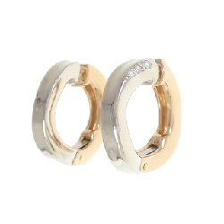 Bông tai kim cương Tasaki 0.04CT - Hàng hiệu Chính hãng