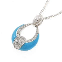 K18WG Mặt dây chuyền Turquoise - Hàng hiệu Chính hãng 847571