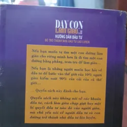 DẠY CON LÀM GIÀU tập III, hướng dẫn đầu tư để trở thành Nhà Đầu Tư Lão Luyện 562635
