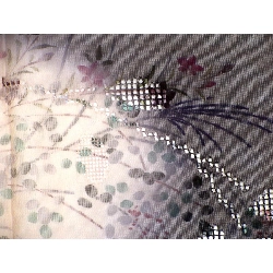 Áo kimono đơn lớp phối lưới - Bộ 2 món áo kimono và áo lót 876734