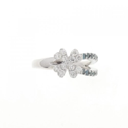 Nhẫn hồng ngọc kim cương K18WG 0.41CT 668603