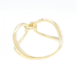 Nhẫn kim cương ba viên K18YG 0.03CT 672103