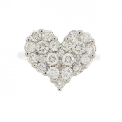 Nhẫn kim cương hình trái tim K18WG 1.00CT 668522