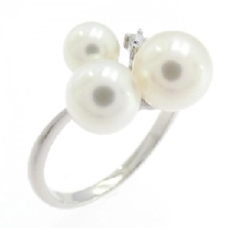 Nhẫn ngọc trai Akoya K18WG