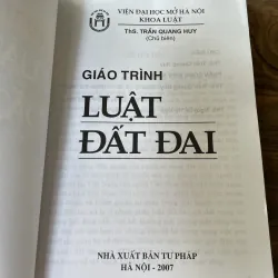 Giáo trình luật đất đai 2007 -sách luật Việt Nam , Khổ lớn  968721
