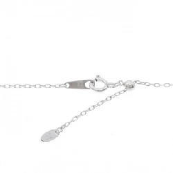 K18WG Hoa Kim Cương Dây Chuyền 0.21CT - Hàng hiệu Chính hãng 859795