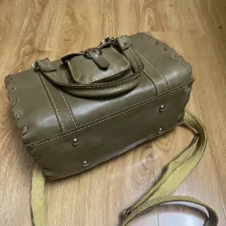 Túi nữ phom hộp 24x22x12 da mộc 2hand 996730