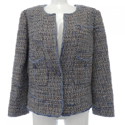 【Mã giảm giá】【Cổ điển】Áo khoác không cổ CHANEL