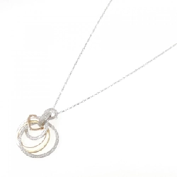 Dây chuyền kim cương ba màu K18 - Hàng hiệu Authentic 846908