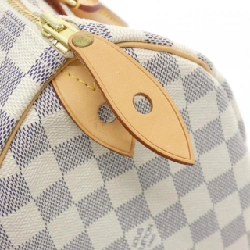 Túi xách Boston Louis Vuitton Damier Azur Speedy 30cm N41533 614600