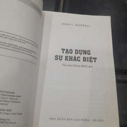 Johnc Maxwell - Tạo dựng SỰ KHÁC BIỆT 360003