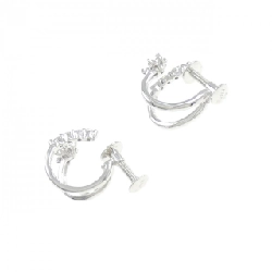 K18WG/K14WG Bông tai hoa kim cương - Hàng hiệu Authentic 873024