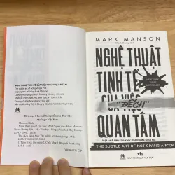 [New York Times Bestseller] NGHỆ THUẬT TINH TẾ CỦA VIỆC “ĐẾCH” QUAN TÂM - Mark Manson 1046736