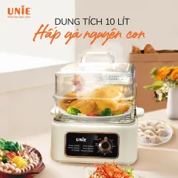🔥 UNIE UE660 – Nồi lẩu hấp đa năng 10L, hấp – lẩu – hầm 3in1, tự vệ sinh khử khuẩn 🍲 798122