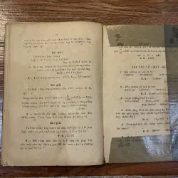Toán Pháp lớp đệ nhất - Ngô Duy Cầu (o5) 974718