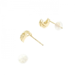 K18YG Bông tai kim cương hình trăng 0.20CT - Hàng hiệu Chính hãng 868825