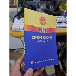 (TẶNG BOOKMARK) Luật chứng khoán mới 90% 2022 GIÁO TRÌNH, CHUYÊN MÔN RBK1709