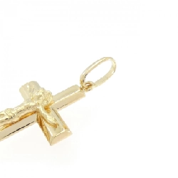 K18YG Mặt dây chuyền hình chữ thập - Hàng hiệu Authentic 863385