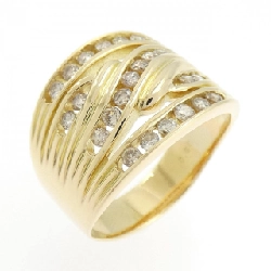 Nhẫn kim cương K18YG 0.50CT - Hàng hiệu chính hãng