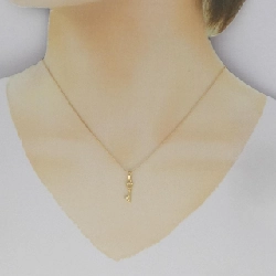 K18YG Khóa Kim Cương Dây Chuyền - Hàng hiệu Chính hãng 861602