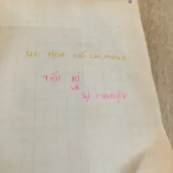 Vở sưu tầm tư liệu & hình ảnh về Bác Hồ 993280