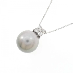 K18WG Ngọc trai đen dây chuyền 10.2mm - Hàng hiệu Chính hãng 855750