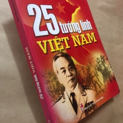 Sách 25 Tướng lĩnh Việt Nam còn mới