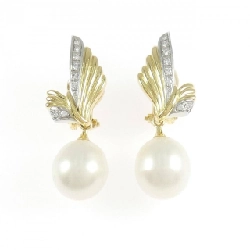 K18YG/PT900 Ngọc trai trắng 11.6mm - Hàng hiệu Chính hãng