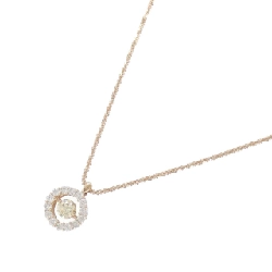 K18PG Dây chuyền kim cương 0.507CT - Hàng hiệu Chính hãng 857331