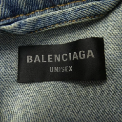 Balenciaga BALENCIAGA 721709 TNW60 Áo khoác denim - Hàng hiệu chính hãng 894017