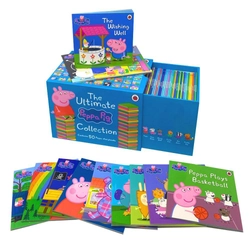 Bộ truyện Peppa pig hộp xanh 50 cuốn tiếng Anh