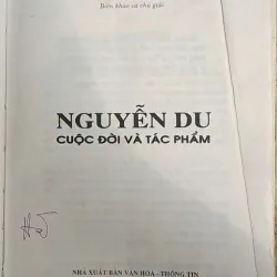 NGUYỄN DU CUỘC ĐỜI & TÁC PHẨM - NGUYỄN THẠCH GIANG, TRƯƠNG CHÍNH 762453