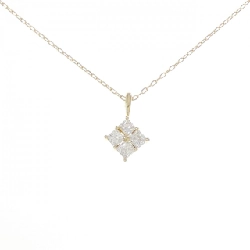 K18YG Dây chuyền kim cương 0.56CT - Hàng hiệu Chính hãng