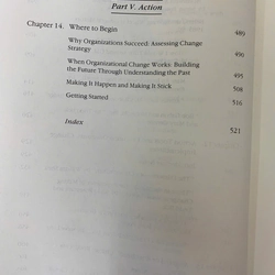 THE CHALLENGE OF ORGANIZATIONAL CHANGE 501716